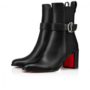 Christian Louboutin CL Chelsea Women Boots Black | HYAOIT-654