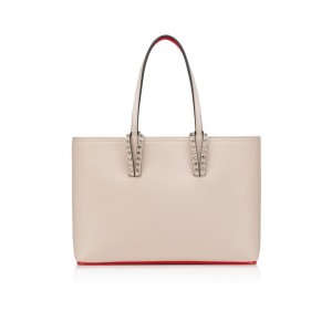 Christian Louboutin Cabata small Women Handbag Cream | JNODQY-341