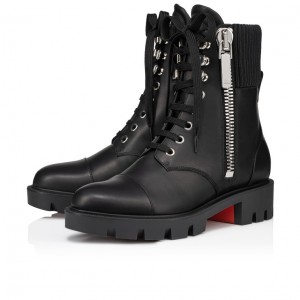 Christian Louboutin En Hiver Lug Women Boots Black | XFNMZU-891