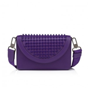 Christian Louboutin Explorafunk Men Crossbody Bags Purple | HNLZCQ-603