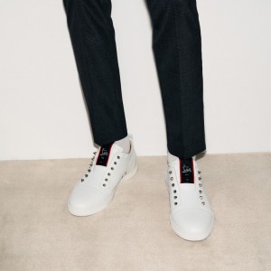 Christian Louboutin F.A.V Fique A Vontade Men Sneakers White | DVCKGA-201