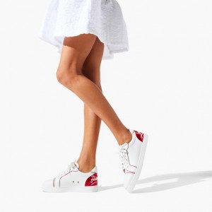 Christian Louboutin Fun Vieira Women Sneakers White | MOUDVW-405