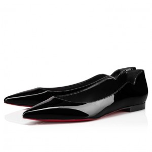 Christian Louboutin Hot Chickita Women Flat Shoes Black | NITZFM-984