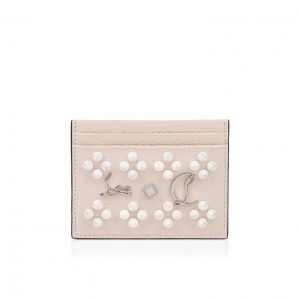 Christian Louboutin Kios Women Wallets Cream | YVTBGD-684