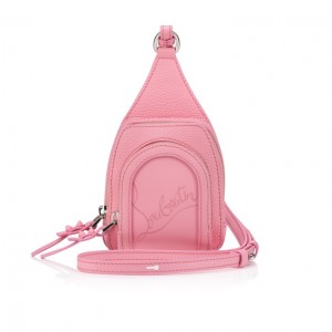 Christian Louboutin Loubifunk Men Pouches Pink | PKZXDQ-480