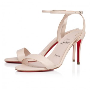 Christian Louboutin Loubigirl Women Sandals Cream | OZHFTW-562