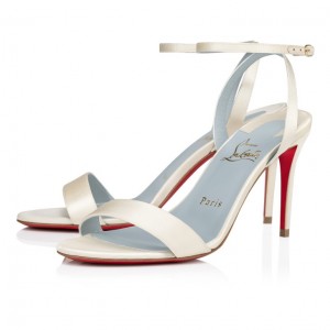 Christian Louboutin Loubigirl Women Sandals White | QVGKSA-286