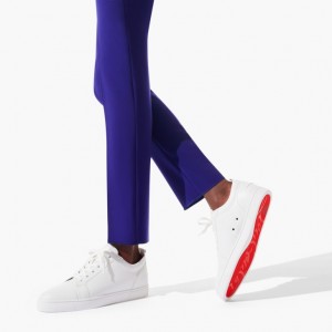 Christian Louboutin Louis Junior Men Sneakers White | QGRJZF-253