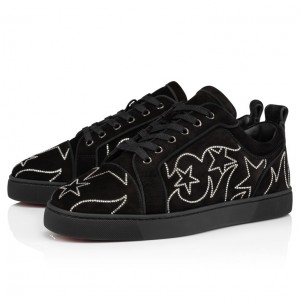 Christian Louboutin Louisiago Junior Men Sneakers Black | WZXBYP-981