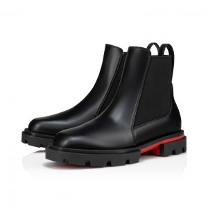 Christian Louboutin Marchacroche Kids' Boots Black | DQLHXB-437