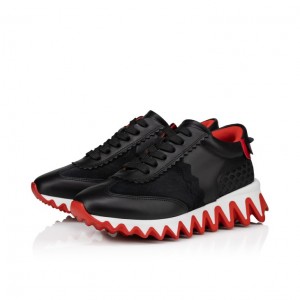 Christian Louboutin Mini Shark Kids' Sneakers Black | TMZPCY-324