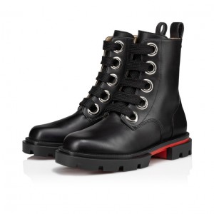 Christian Louboutin Montana Kids' Boots Black | HSJCAV-751