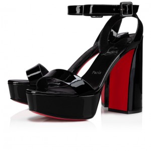 Christian Louboutin Movida Sabina Women Platform Shoes Black | EJBNKL-598