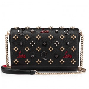 Christian Louboutin Paloma Women Clutch Bags Black | HINEUR-516