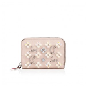 Christian Louboutin Panettone Women Wallets Cream | KZEWQI-429