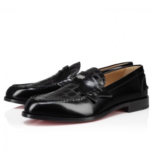 Christian Louboutin Penny Men Moccasins Black | MLZJON-175