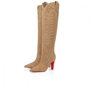 Christian Louboutin Santia Botta Women Boots Brown | YCRBQT-086