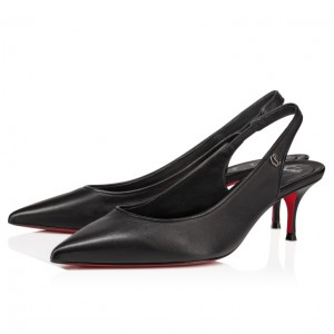 Christian Louboutin Sporty Kate Sling Women Pumps Black | VAOKRU-231