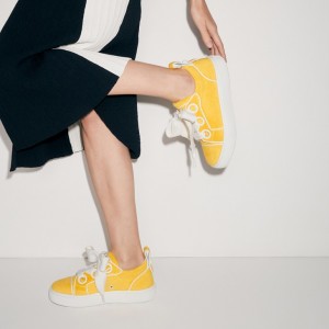 Christian Louboutin Toy Toy Women Sneakers Yellow | JRVGTW-576