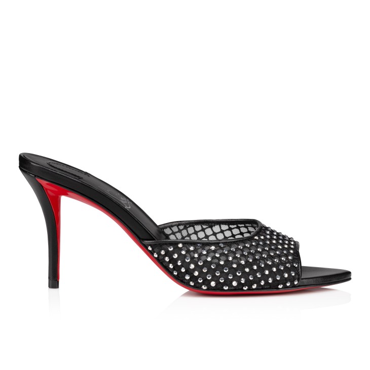 Christian Louboutin Apostropha Mesh Strass Women Sandals Black | ORVJZM-462