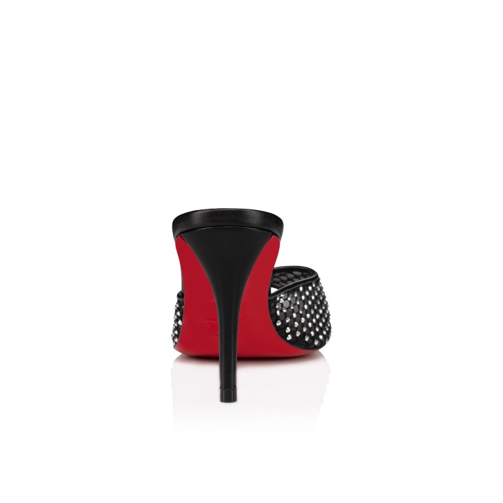 Christian Louboutin Apostropha Mesh Strass Women Sandals Black | ORVJZM-462