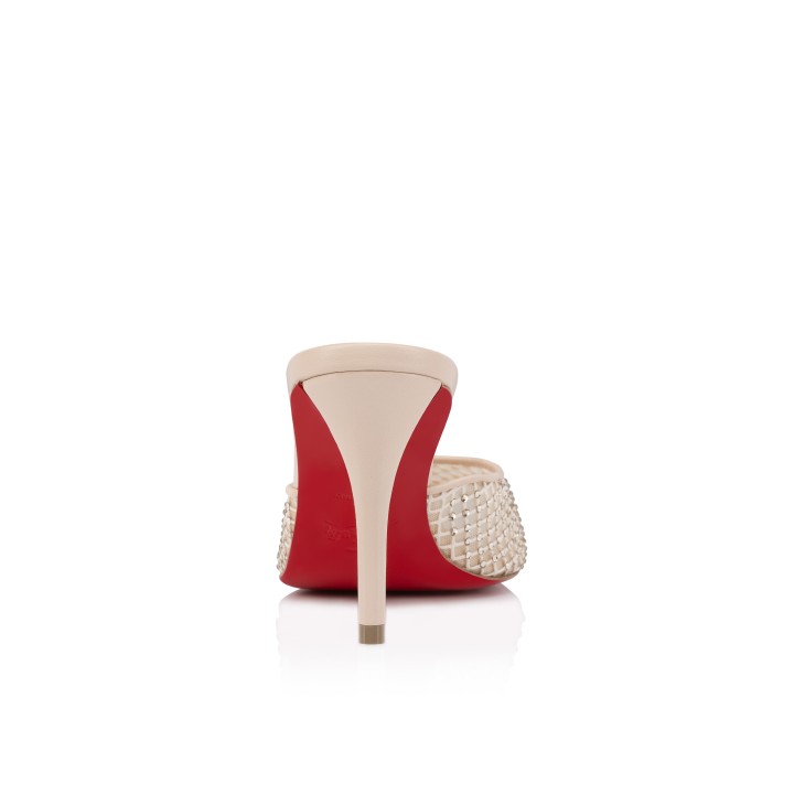 Christian Louboutin Apostropha Mesh Strass Women Sandals White | LSCAGE-470