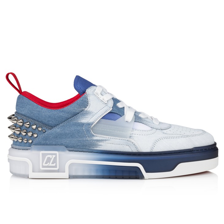 Christian Louboutin Astroloubi Men Sneakers Blue / Blue | YVPDKG-279