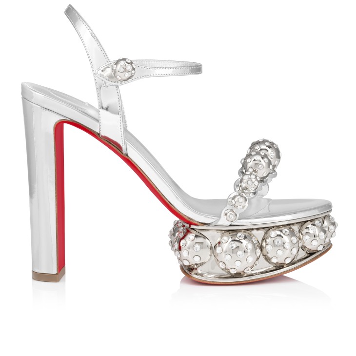 Christian Louboutin Atmospherica Women Platform Shoes Silver | FRSYPD-102