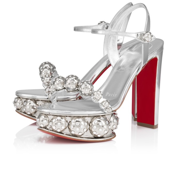 Christian Louboutin Atmospherica Women Sandals Silver | ALCXMG-321