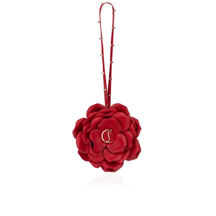 Christian Louboutin Bag Charm Rose Women Wallets Red | CZULDJ-137