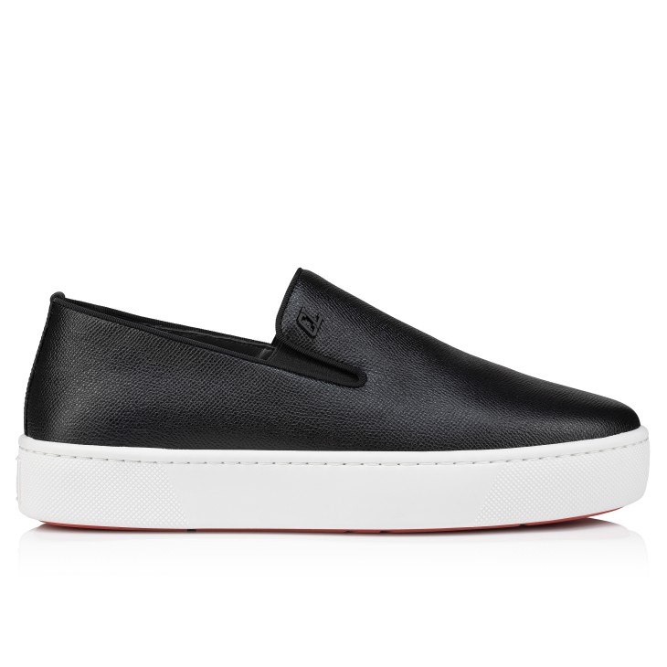 Christian Louboutin Boatissimo Men Sneakers Black | GJWOHB-675