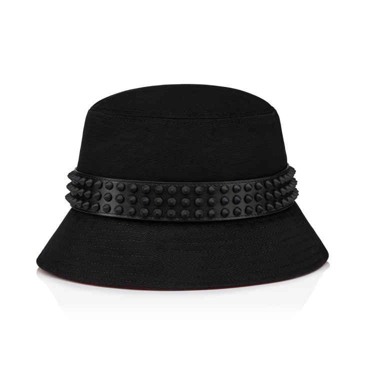 Christian Louboutin Bobino Spikes Men Hats Black | UPYJGD-385