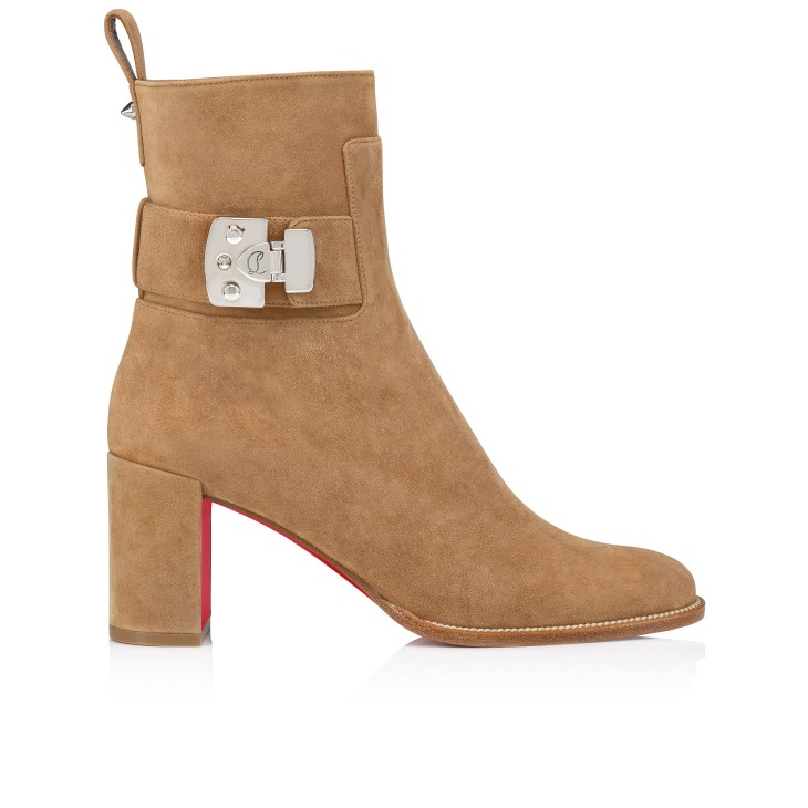 Christian Louboutin Booty Lock Women Boots Brown | JCQOTI-402