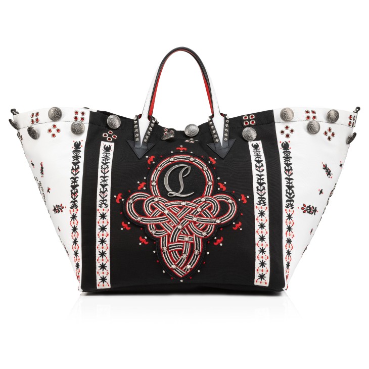 Christian Louboutin Breizcaba large Women Tote Bags Black | JBZXRW-057