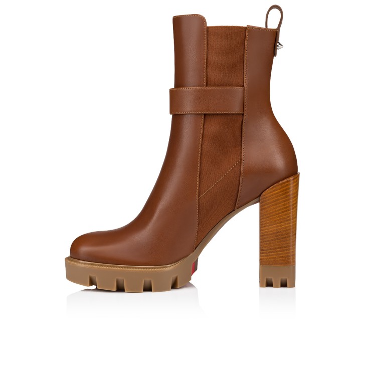 Christian Louboutin CL Chelsea Lug Women Boots Brown | AMWJEI-269