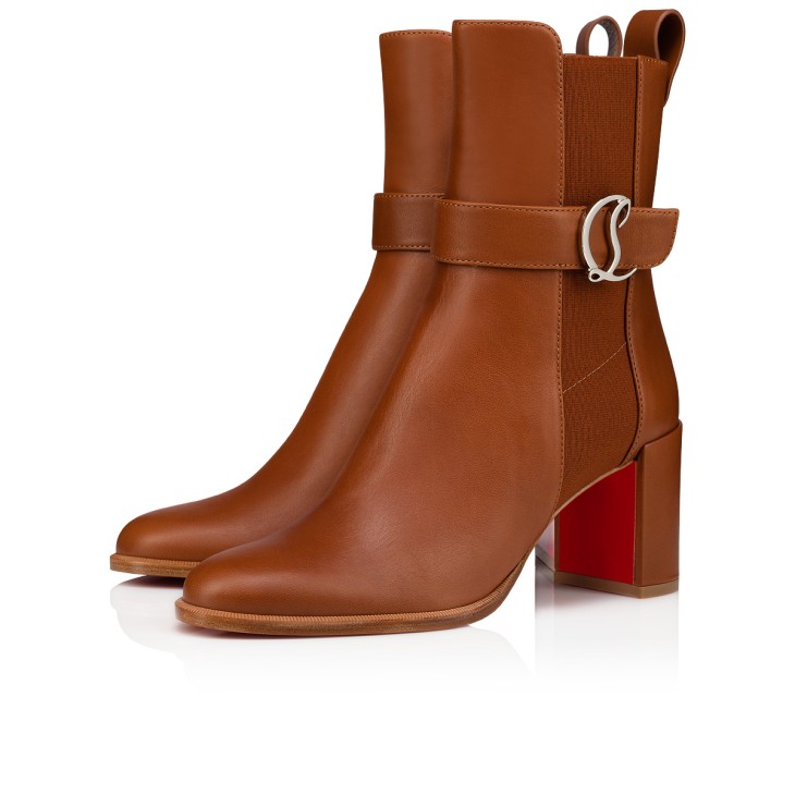 Christian Louboutin CL Chelsea Women Boots Brown | NPTUEO-286