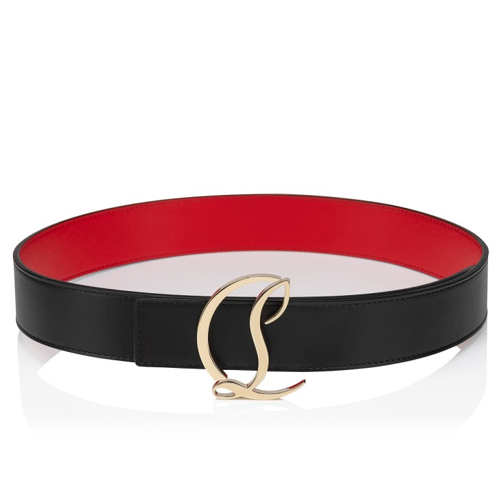 Christian Louboutin CL Logo Women Belts Black | AUJBYI-170