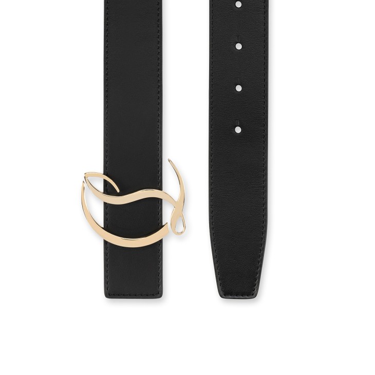 Christian Louboutin CL Logo Women Belts Black | AUJBYI-170