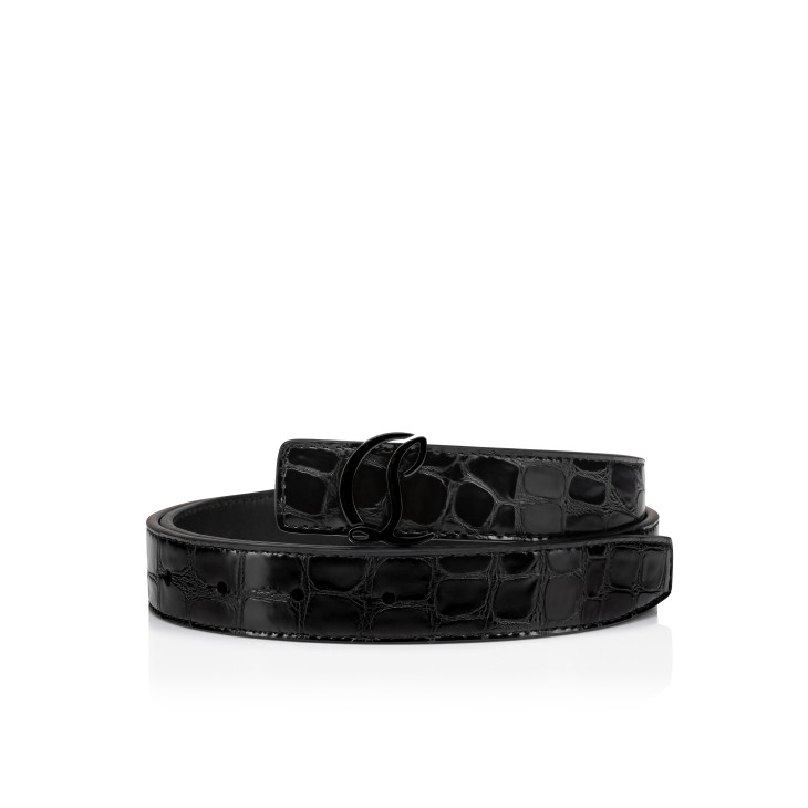 Christian Louboutin CL Logo Women Belts Black | QDPYNM-069