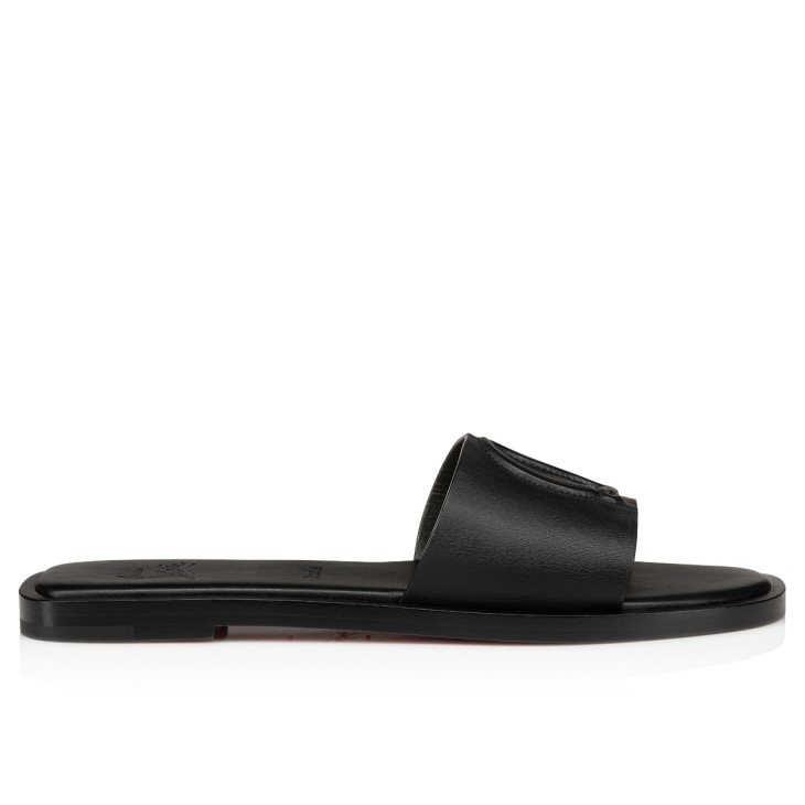 Christian Louboutin CL Women Mules Black | LDZAEY-983