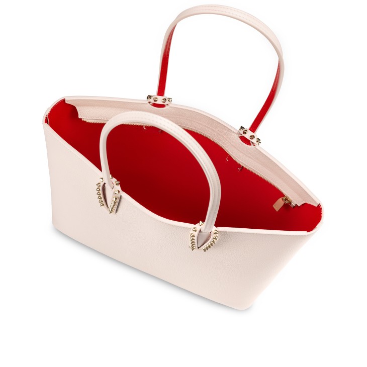 Christian Louboutin Cabata Women Handbag Cream | CLNZXF-895