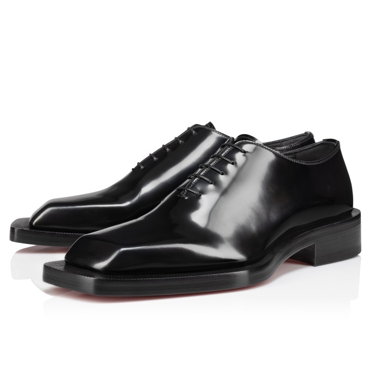 Christian Louboutin Caraca Men Buckle Shoes Black | XQKLNG-693