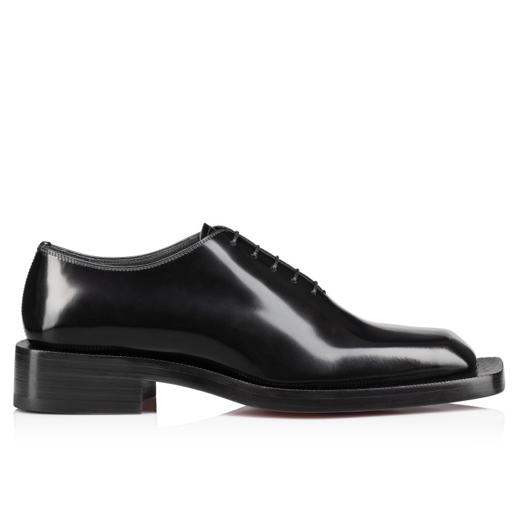 Christian Louboutin Caraca Men Buckle Shoes Black | XQKLNG-693