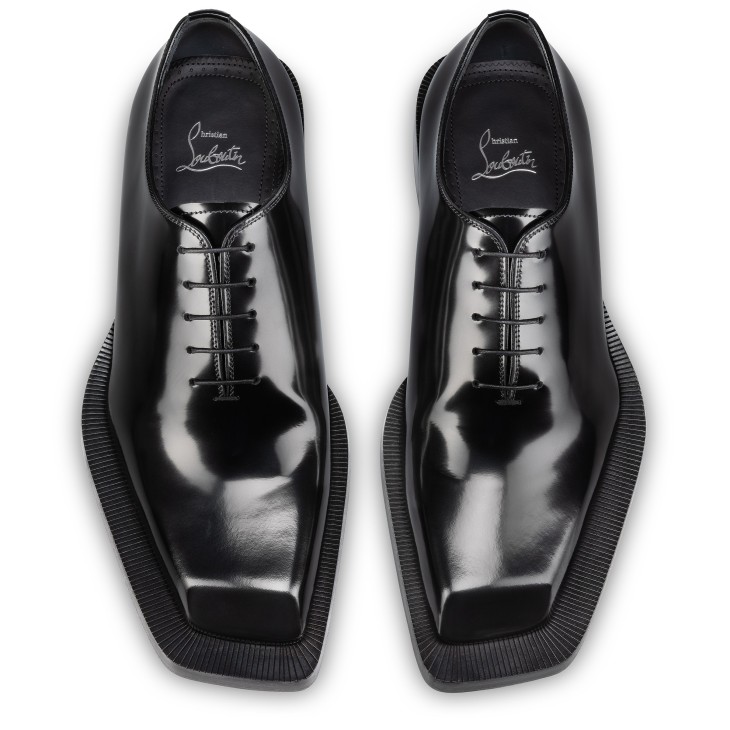 Christian Louboutin Caraca Men Buckle Shoes Black | XQKLNG-693