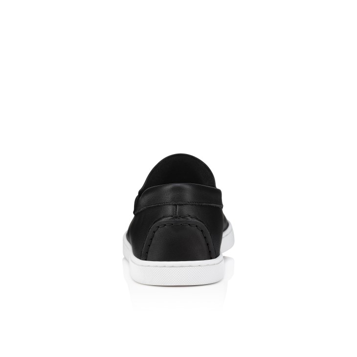 Christian Louboutin Chambeliboat Men Moccasins Black | NDGFBZ-427