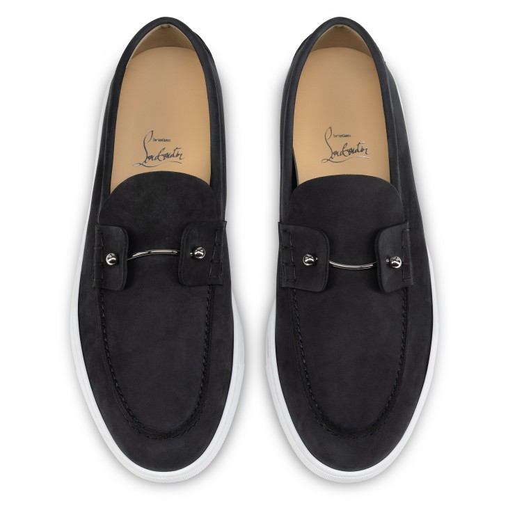 Christian Louboutin Chambeliboat Men Moccasins Black | HLMAQR-534