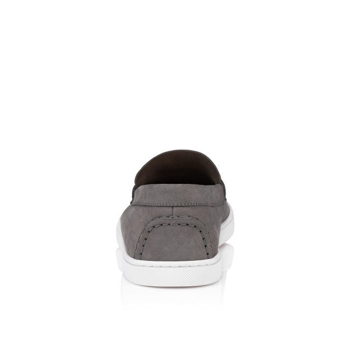 Christian Louboutin Chambeliboat Men Moccasins Grey | UIXHDR-460