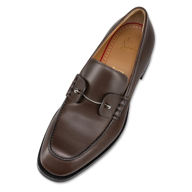 Christian Louboutin Chambelimoc Men Moccasins Brown | TUDNYR-701