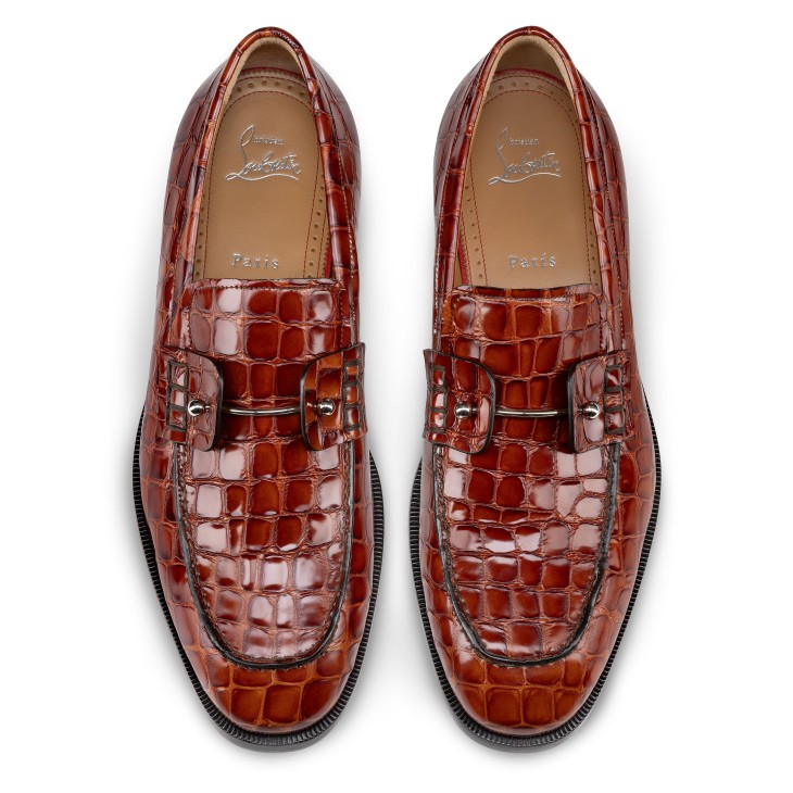 Christian Louboutin Chambelimoc Men Moccasins Red | PJDHZT-236