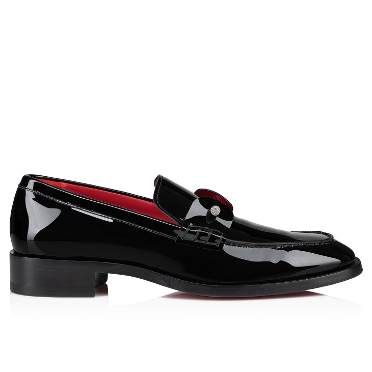 Christian Louboutin Chambelimoc Night Strass Men Moccasins Black | XQLNZV-512